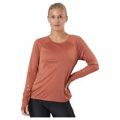 Active Logo Long Sleeve Copper Brown