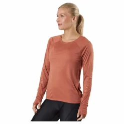 Active Logo Long Sleeve Copper Brown