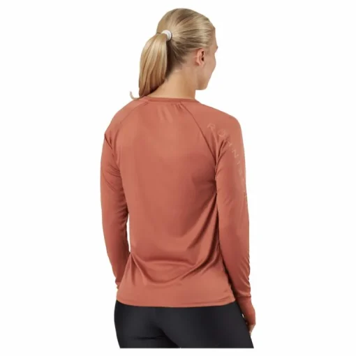 Active Logo Long Sleeve Copper Brown