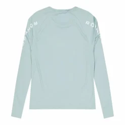 Active Logo Long Sleeve Silver Blue