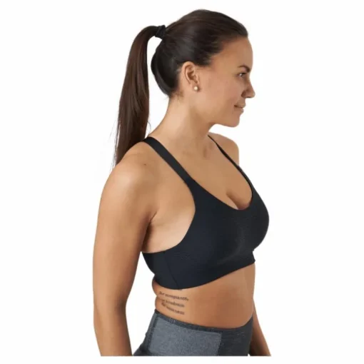 Aero Medium Impact Bra Black/black