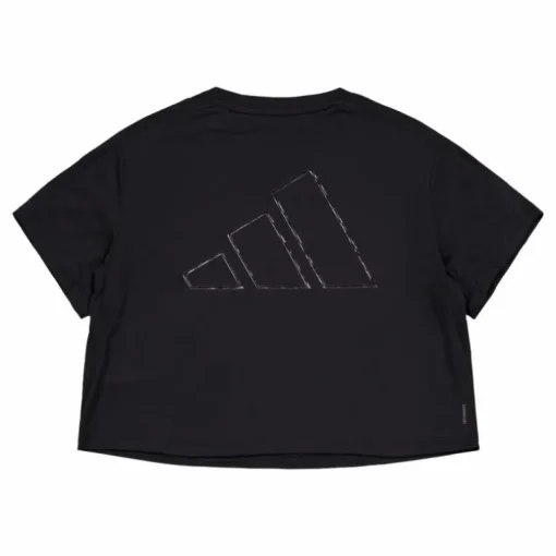 AEROREADY Train Essentials 3 Bar Logo Crop T-Shirt Black