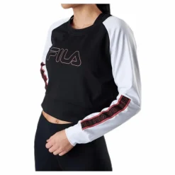 Ahuva Cropped Longsleeve Shirt Pink/Black