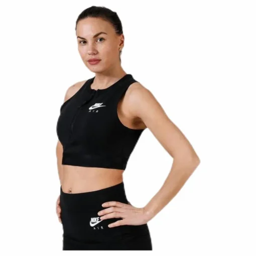 Air Crop Top White/Black