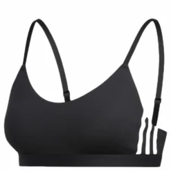 All Me 3 Stripe Bra Black / White