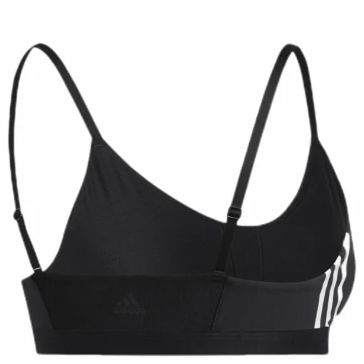 All Me 3 Stripe Bra Black / White