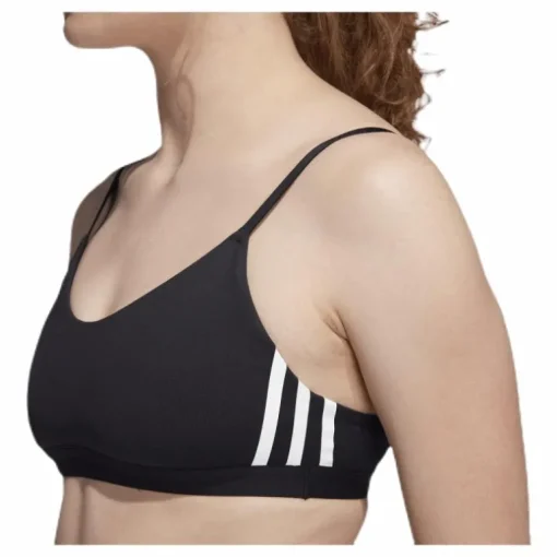 All Me 3 Stripe Bra Black / White