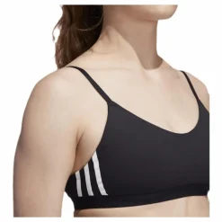 All Me 3 Stripe Bra Black / White