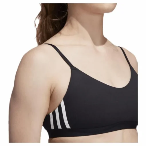 All Me 3 Stripe Bra Black / White