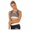 Alphaskin Logo Bra Pink/Grey