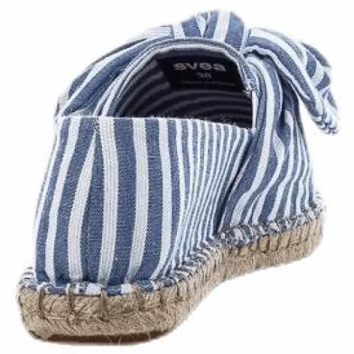 Amanda Knot Espandrillo Blue/White