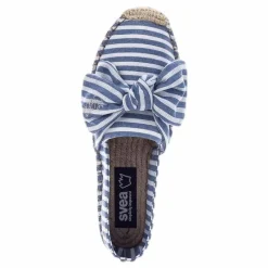 Amanda Knot Espandrillo Blue/White