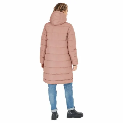 Amaretto W Long Puffer Jacket Cognac