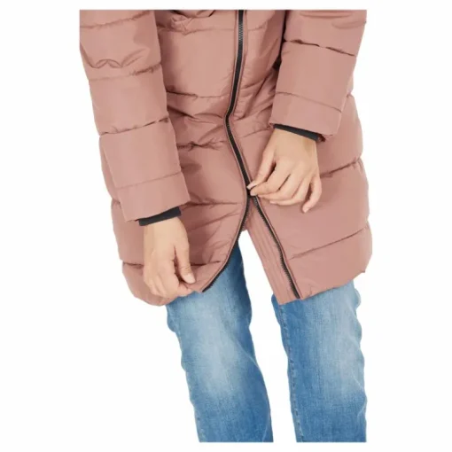 Amaretto W Long Puffer Jacket Cognac