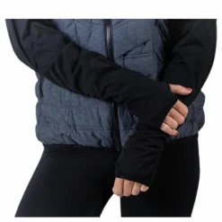 Anja Hybrid Jacket Black