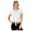 Arli S/S Knot Top White