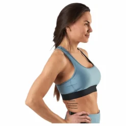 Armour Mid Crossback Bra Blue