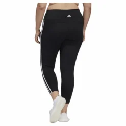 Believe This 2.0 3 Stripe 7/8 Tight Plus Size Black / White