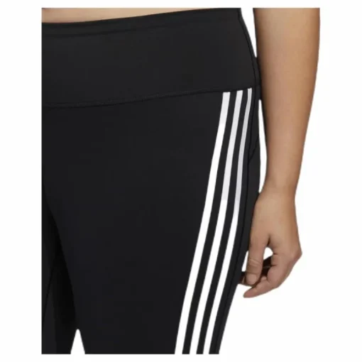 Believe This 2.0 3 Stripe 7/8 Tight Plus Size Black / White