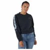 Bettens Cropped Crew Sweat 80001- Moonless Night