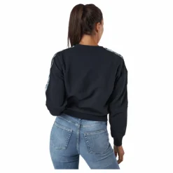 Bettens Cropped Crew Sweat 80001- Moonless Night