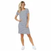 Billo Ss Dress Blue/White