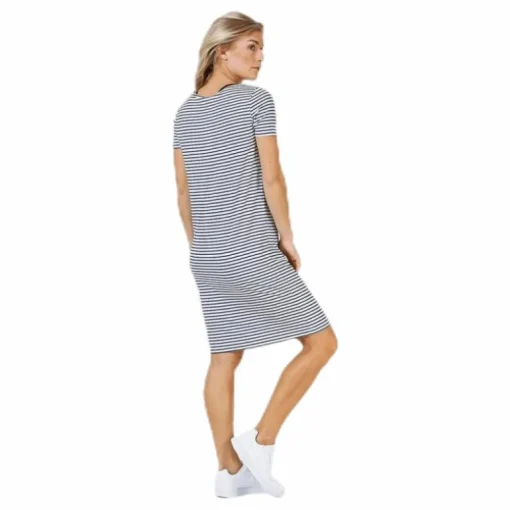 Billo Ss Dress Blue/White