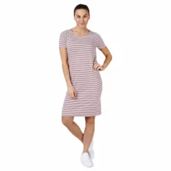 Billo Ss Dress White/Red