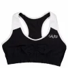 Black & White Swirl Sports Bra Black/white