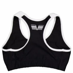 Black & White Swirl Sports Bra Black/white