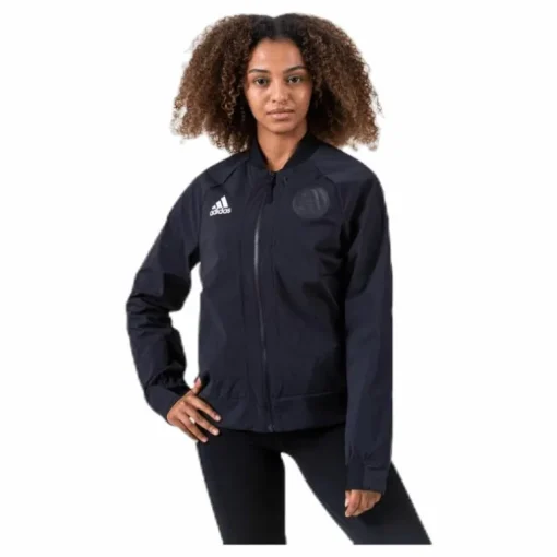 Bomber Jacket White/Black