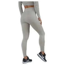 Bonnie Ribbed Tights Beige