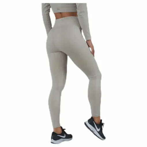 Bonnie Ribbed Tights Beige