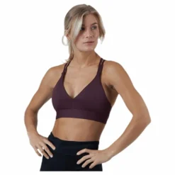 Braid Sports Bra Red