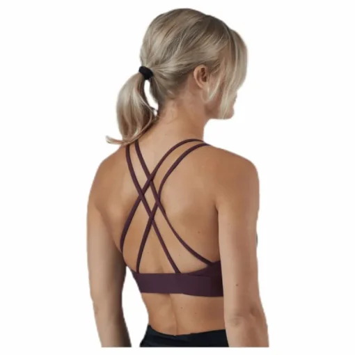 Braid Sports Bra Red