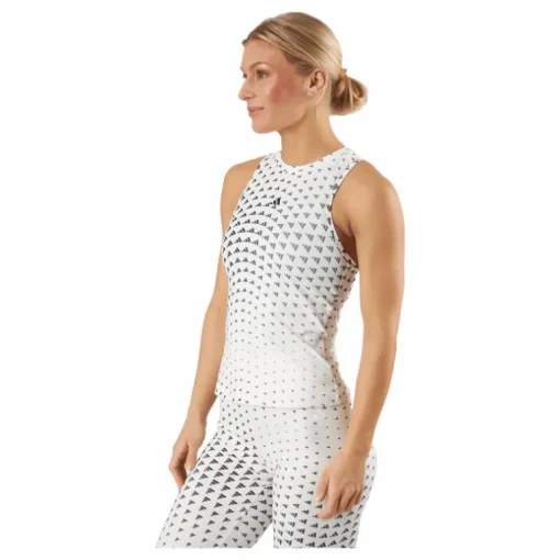 Brand Love Performance Tank Top Off White