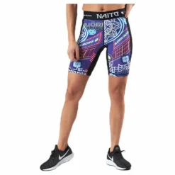 Carly Bike Shorts Patterned