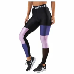 Cendall Blocked Tights Blue