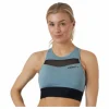 Charge Cropped Mesh Singlet Grey
