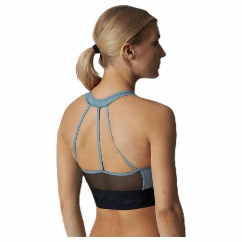 Charge Cropped Mesh Singlet Grey