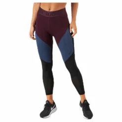 Chia Blocked Tights Red