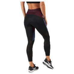 Chia Blocked Tights Red