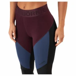Chia Blocked Tights Red