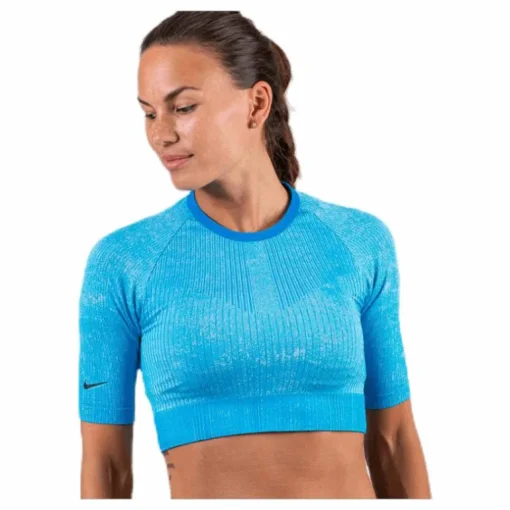City Ready Knit Top Blue