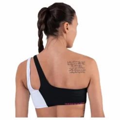 Ck Blocking One Shoulder Bandeau Black