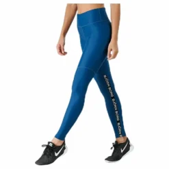Clara High Waist Tights Blue