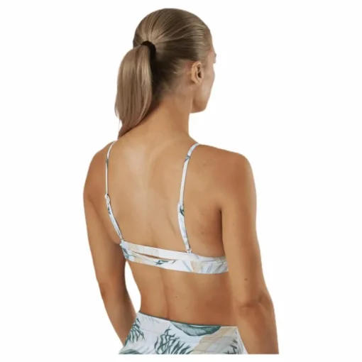 Coastal Palms Longline Triangle White/Green