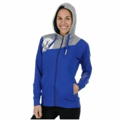 Core 2.0 Hood Jacket W Blue/Grey