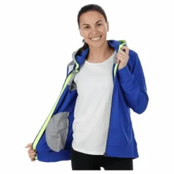 Core 2.0 Hood Jacket W Blue/Grey