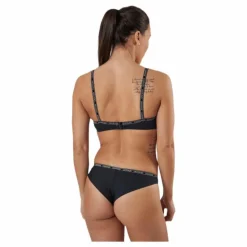 Core Logo Tape Bralette-Rp Black